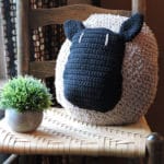 Farmhouse Love My Sheep Pillow Free Crochet Pattern