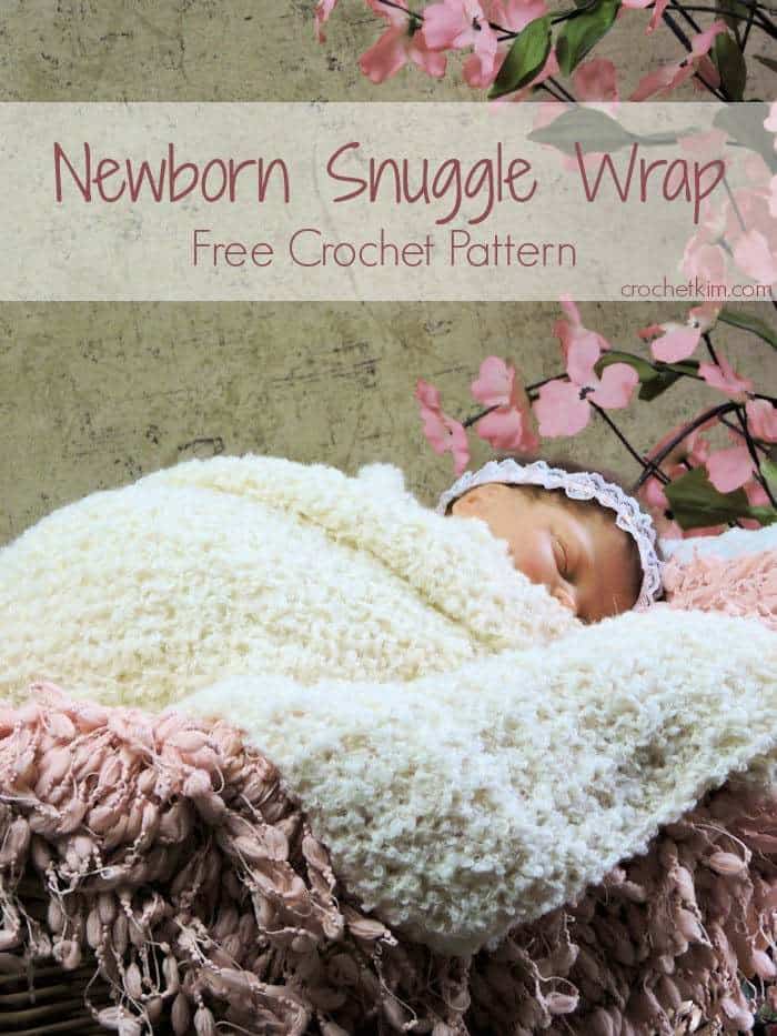 Newborn Stretchy Snuggle Wrap Photo Prop Free Crochet Pattern