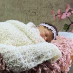 Newborn Stretchy Snuggle Wrap Photo Prop Free Crochet Pattern