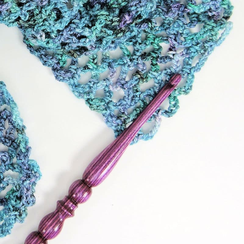 Astral Bay Scarf | CrochetKim Free Crochet Pattern