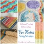 Link Blast: 10 Free Crochet Patterns for No Holes Baby Blankets