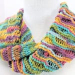 Entwined Helix Scarf or Cowl Free Tunisian Crochet Pattern