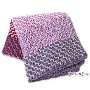 No holes crochet 2025 baby blanket free pattern