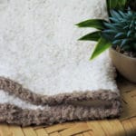 Sherpa Baby Blanket Photo Prop Free Crochet Pattern