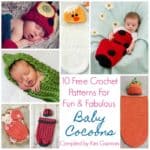 Roundup: 10 Free Crochet Patterns for Baby Cocoons Swaddle Sacks