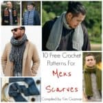 Roundup: 10 Free Crochet Patterns for Men’s Scarves