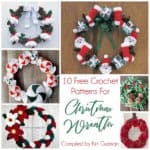 10 Free Crochet Patterns for Christmas Wreaths