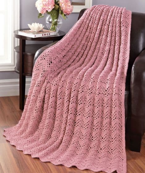 Soft Boucle Crochet Afghan Pattern – Mary Maxim