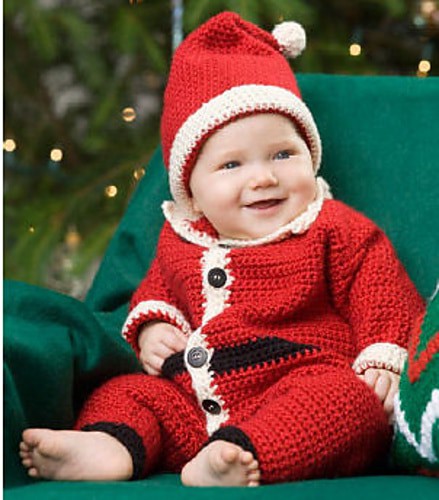 Crochet christmas dress for baby best sale