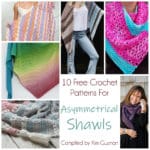 Link Blast: 10 Free Crochet Patterns for Asymmetrical Shawls