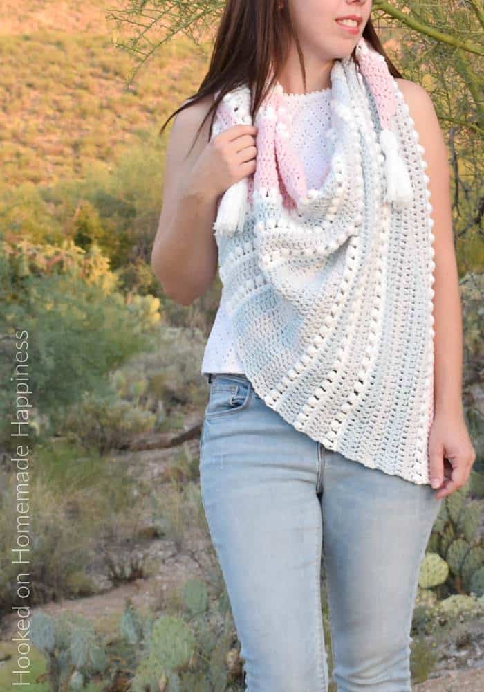 Asymmetrical Crochet Shawl