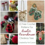 Link Blast: 10 Free Crochet Patterns for a Farmhouse Christmas Tree