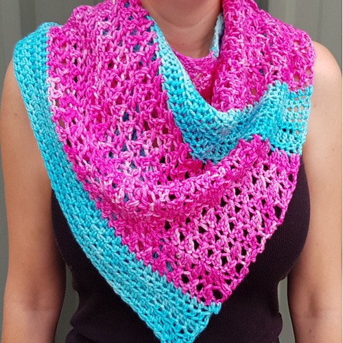 Asymmetrical Crochet Shawl