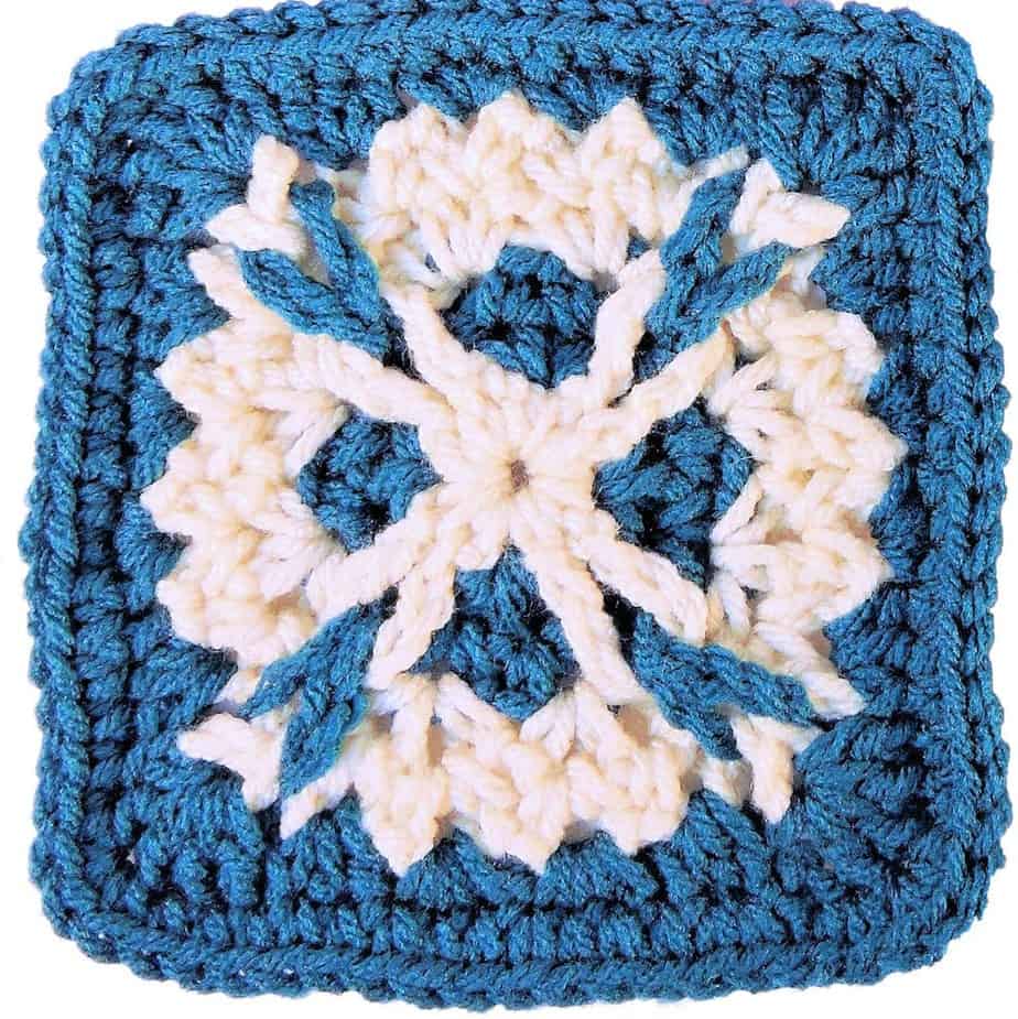 Bailey Afghan Square Block CrochetKim Free Crochet Pattern
