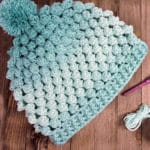 One Skein Ombre Pop Beanie Free Crochet Pattern