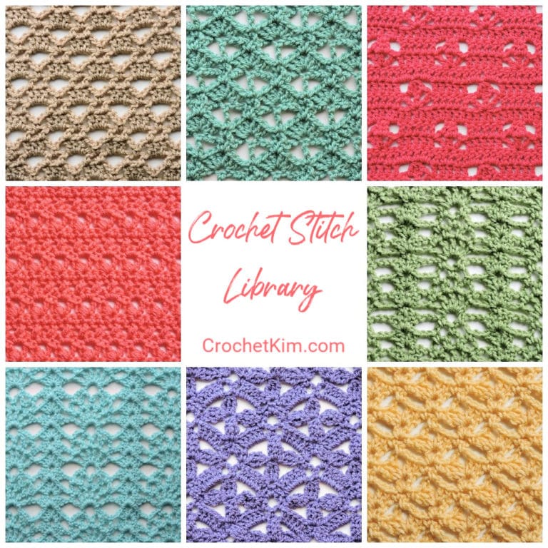 Crochet Lace Stitches With Pattern Cards - CrochetKim™