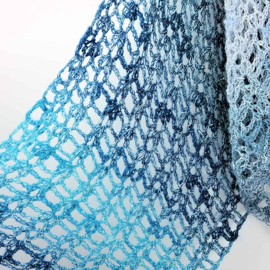 Free Crochet Pattern Blueberry Lace Shawl · Free Crochet Patterns