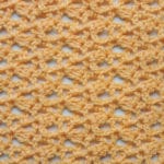 Diagonal Cluster Lace Free Crochet Stitch Tutorial