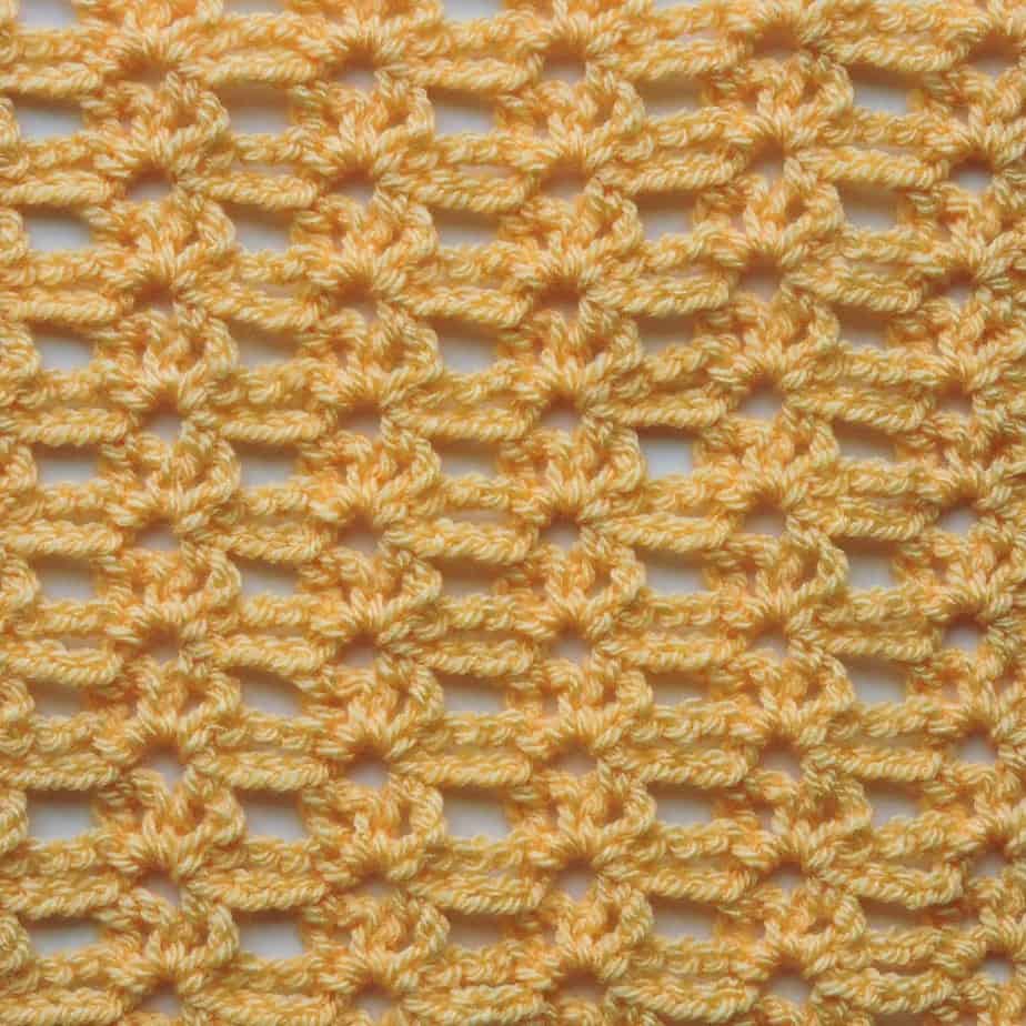Fox Run Lace Crochet Stitch