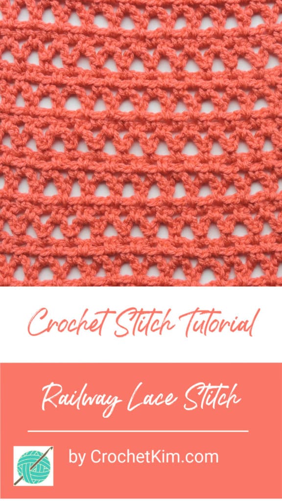 Railway Lace CrochetKim Free Crochet Stitch Tutorial