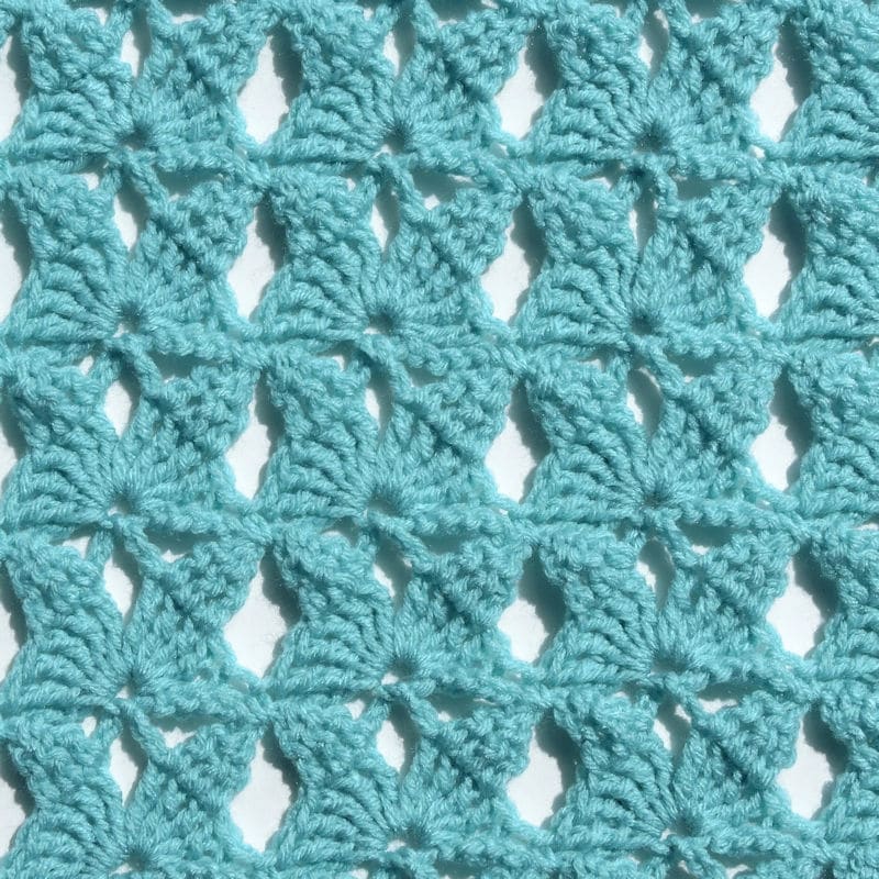Butterfly Lace Free Crochet Stitch 