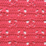 Rosebud Lace Free Crochet Stitch Tutorial