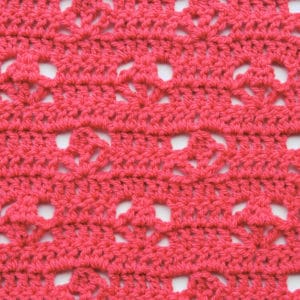 Rosebud Lace Crochet Stitch