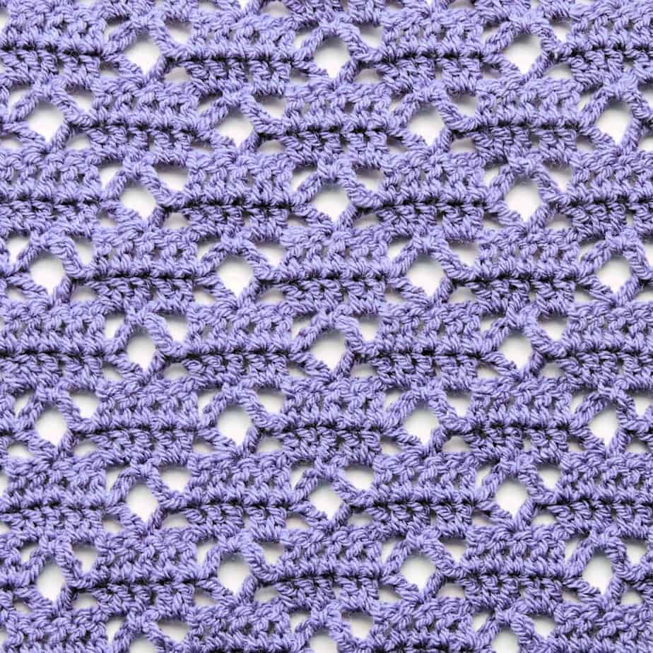 Lattice Loop CrochetKim Free Crochet Stitch Tutorial