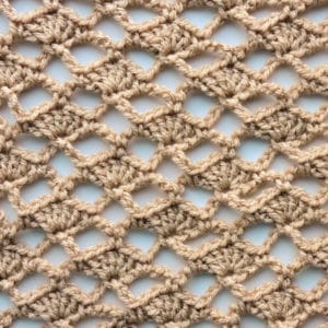 Open Lace Shell CrochetKim Free Crochet Stitch Tutorial