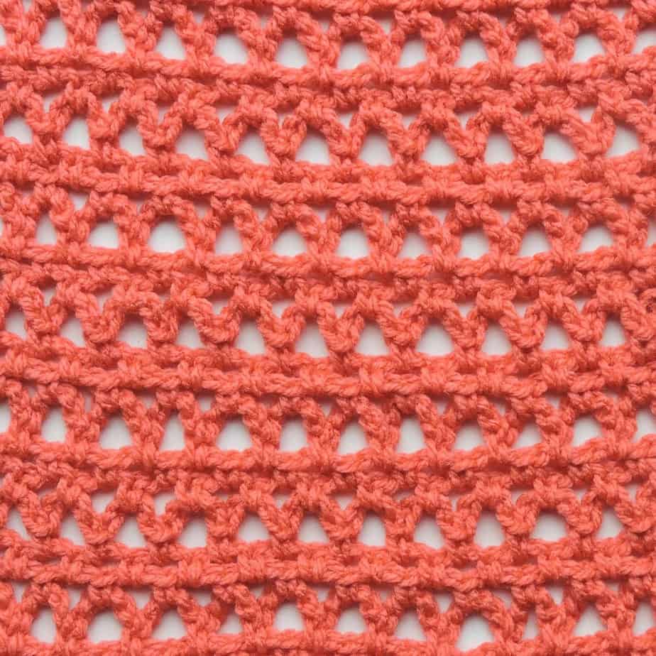 Railway Lace Crochet Stitch Tutorial