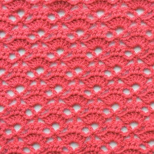 Snapdragon Lace Crochet Stitch