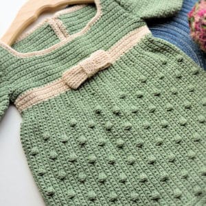 Spring Party Girl Dress CrochetKim Free Crochet Pattern