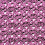 Staggered Fans Free Crochet Stitch Tutorial