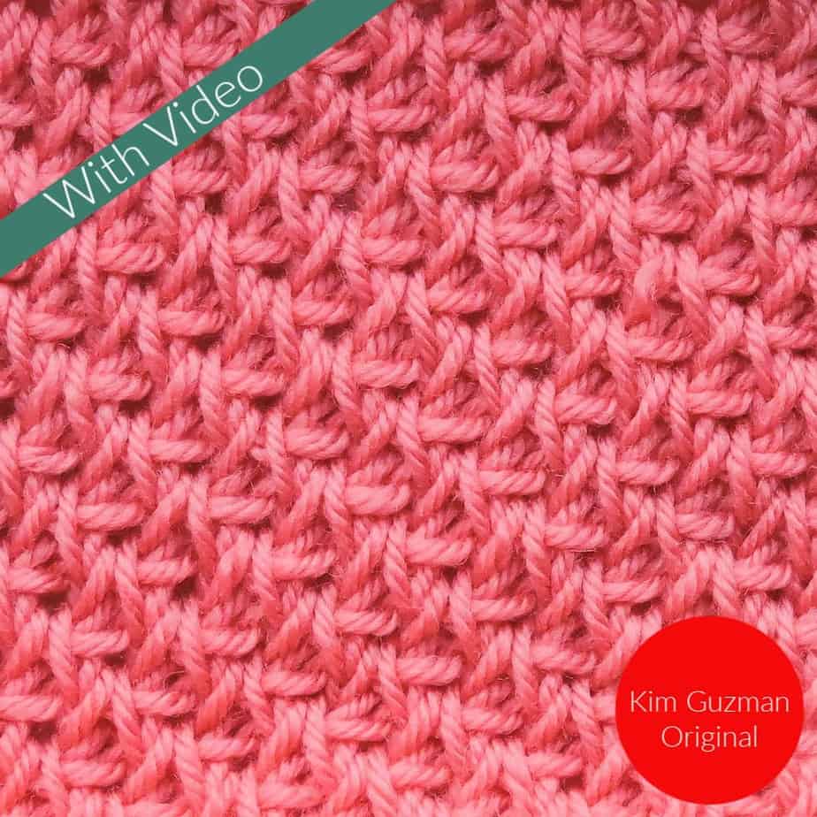 Tunisian Alternating Twisted Knit and Simple Stitch CrochetKim Crochet Stitch Tutorial