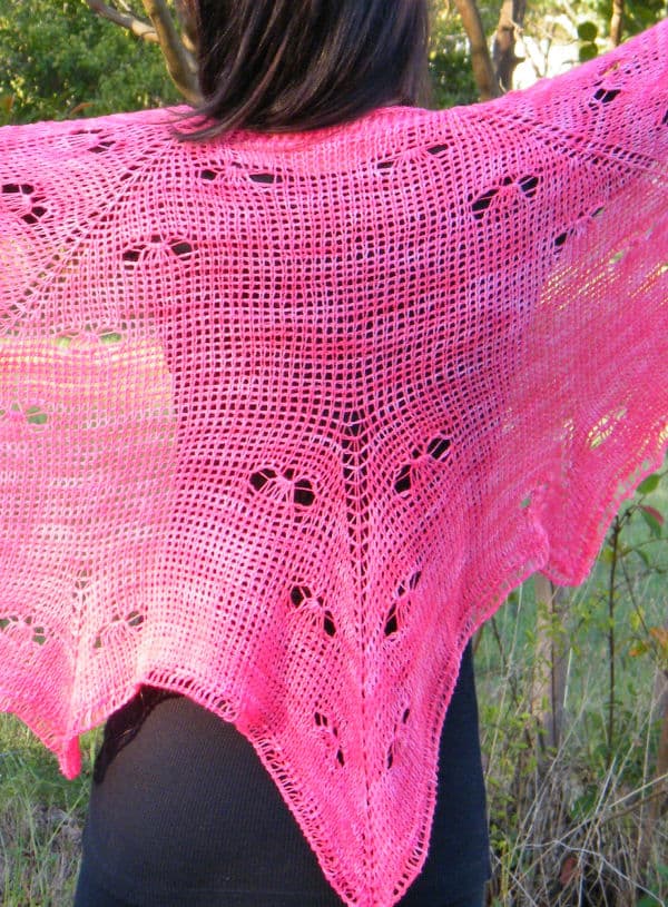 Mariposa Lace Shawl Tunisian Crochet Pattern