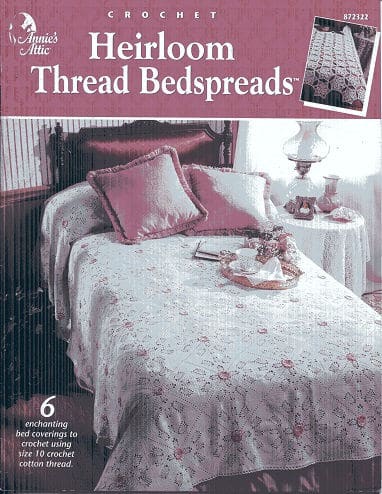 Rosebuds in the Snow Bedspread CrochetKim Free Crochet Pattern