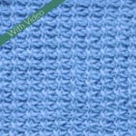 Tunisian Aligned Cross Stitch Crochet Stitch Tutorial