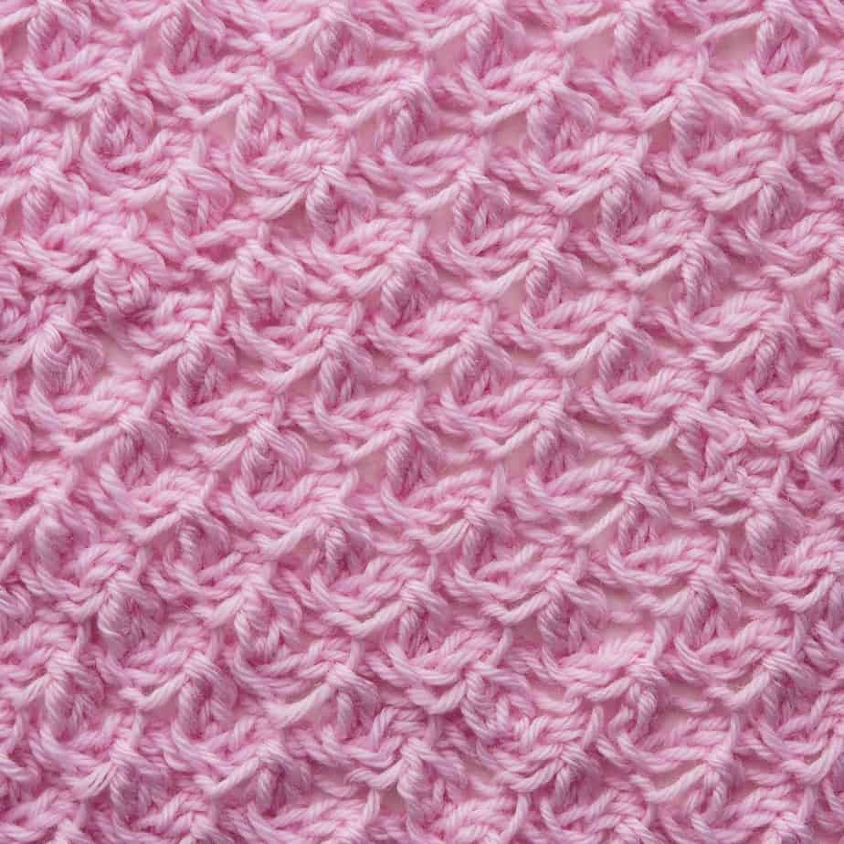 Rose Petal Lace Crochet Stitch 