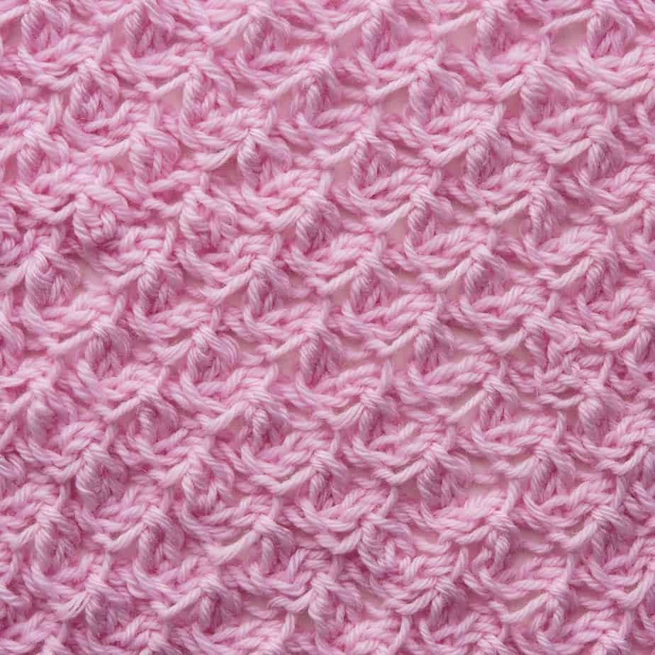 Rose stitch hot sale crochet