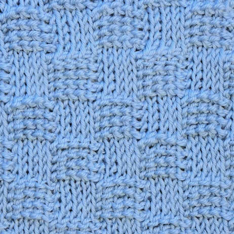 Tunisian Basketweave Ver. 2 Knit and Reverse Crochet Stitch Pattern