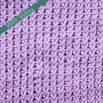 Tunisian Twisted Knit Stitch Crochet Stitch Tutorial