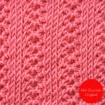 Tunisian Eyelet Rib Crochet Stitch Tutorial