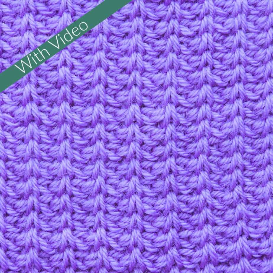 Tunisian Simple Stitch Rib Crochet Stitch Tutorial - CrochetKim™