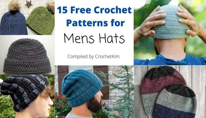 15 Mens Crochet Hat And Beanie Patterns All Free Crochetkim,How Long To Bake Bacon Wrapped Jalapenos
