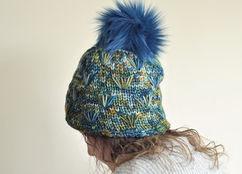 Dandelion Field Slouchy Beanie