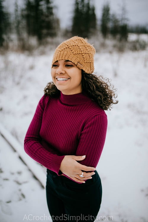 Slouch Hat with Diamonds