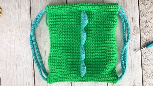 Crochet Dinosaur Backpack