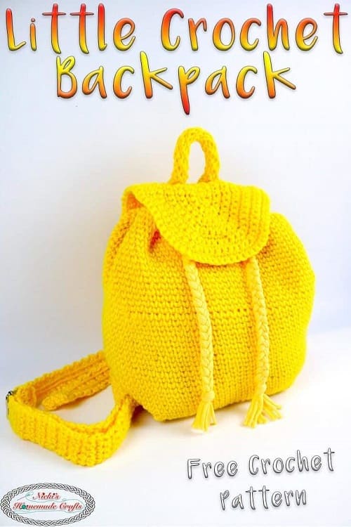 Small Crochet Backpack