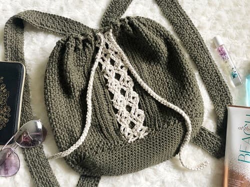 How to crochet backpack 