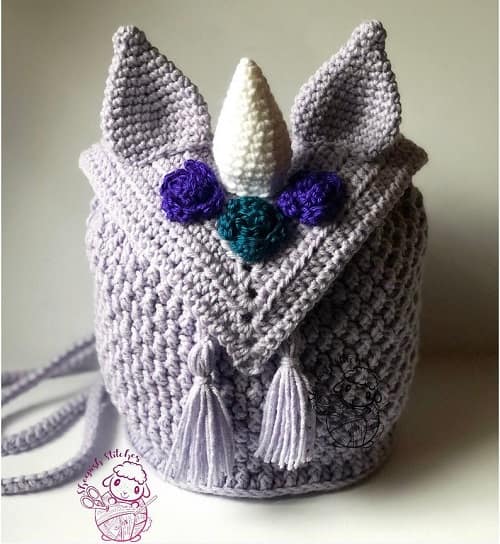 Crochet hot sale mini backpack